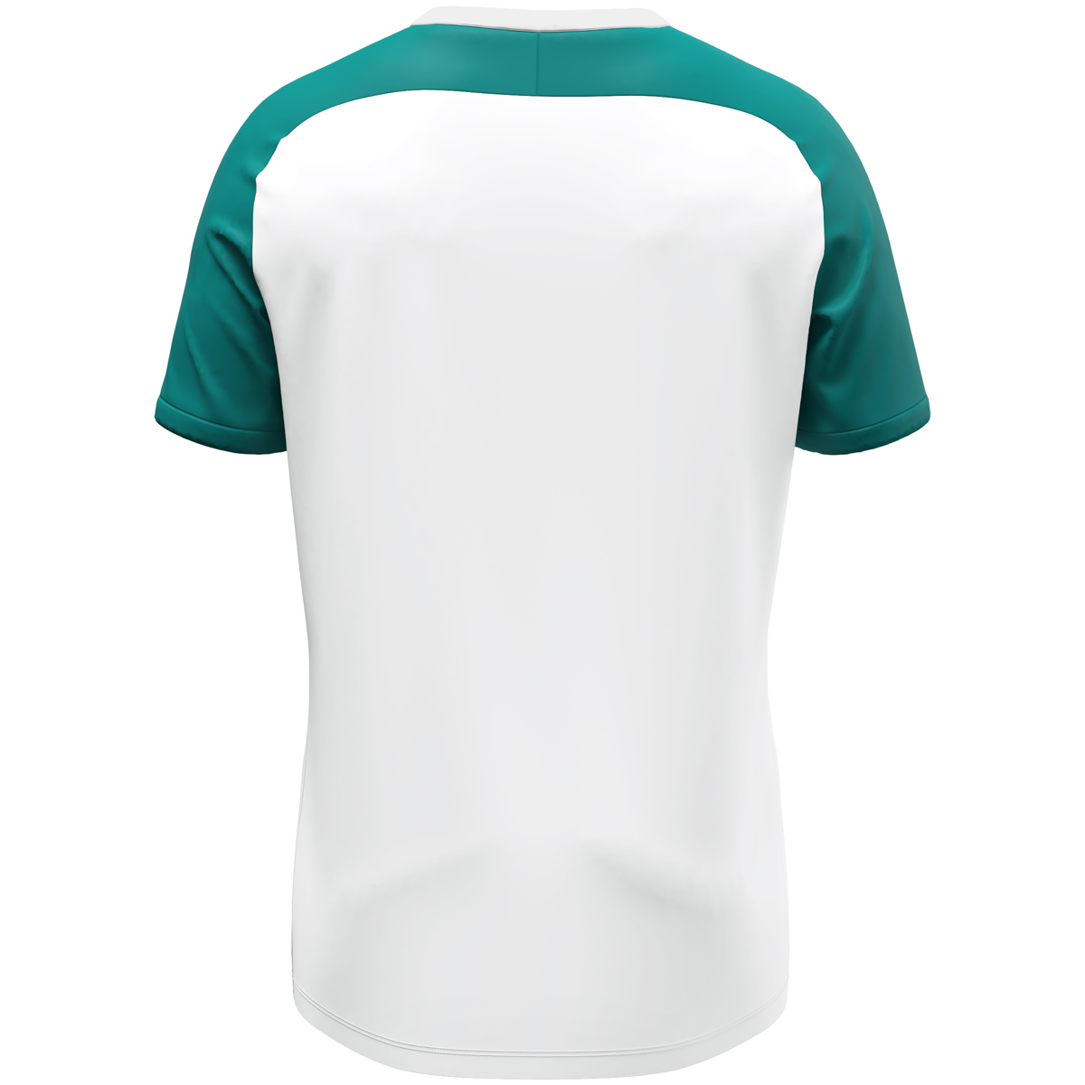 Dres Vintage - turkizno bel, hrbtna stran